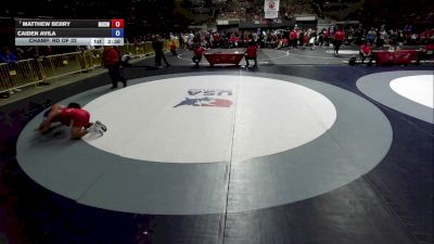 126 lbs Champ. Rd Of 32 - Matthew Berry, Monterey High School Wrestling vs Caiden Avila