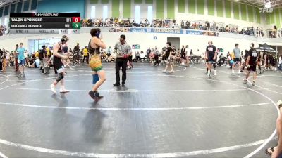 157 lbs Round 5 (6 Team) - Luciano Lovito, Wellington vs Talon Springer, Beebe Trained Silver