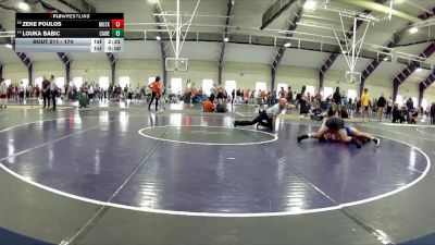 174 lbs Cons. Round 2 - Louka Babic, Case Western vs Zeke Poulos, Muskingum University