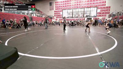 55 lbs Semifinal - Breccan Mahn, Cyclone Wrestling Club vs Titus Mullins, Redskins Wrestling Club