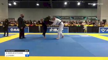 BRANDEN NIKOLAS KITCHENS vs JOSEPH E PERRY 2021 World Master IBJJF Jiu-Jitsu Championship