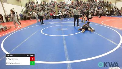 Quarterfinal - Ivy Powell, Wagoner Takedown Club vs Ryett Fretwell, Wyandotte Youth Wrestling