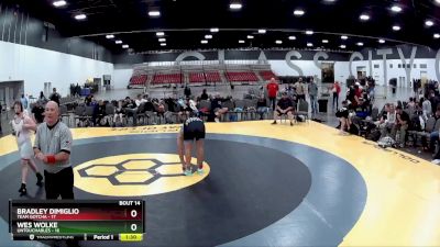 209 lbs Placement Matches (8 Team) - Bradley Dimiglio, Team Gotcha vs Wes Wolke, Untouchables