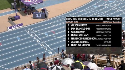 Youth Boys' 100m Hurdles, Semi-Finals 9 - Age 12