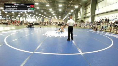 126 lbs Rr Rnd 3 - Thomas Bencho, Micky's Maniacs White vs Jaxon Zalepka, Elite NJ Boys Black