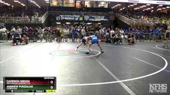 3A 106 lbs Semifinal - Cameron Gibson, Wellington Community Hs vs Andrew Punzalan, Cypress Bay