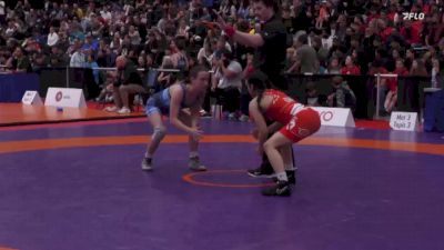 53kg 1st Place Match - Taranpreet Dhillon, Canadian Mal Wrestling vs Mylie Baccari, Lakehead Wrestling Club
