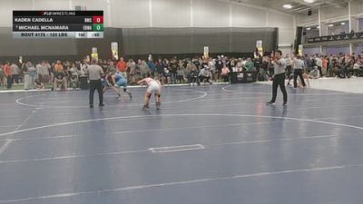 120 lbs Cons. Sub-rd Of 16 - Kaden Cadella, Raider Wrestling Club vs Michael McNamara, Edwardsville
