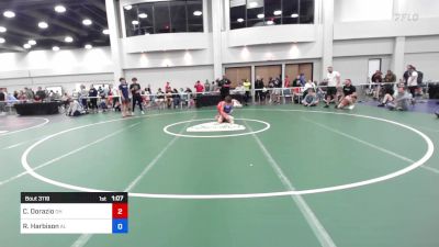 106 lbs C-4 - Cash Dorazio, Ohio vs Rivers Harbison, Alabama