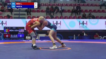 68 kg Repechage #2 - Luciana Beda, Moldova vs Brooklyn Sariah Hays, United States