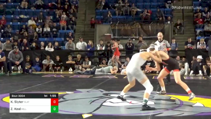 126 lbs Final - Keegan Slyter, Olathe North vs Zach Keal, Mill Valley