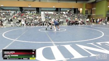 190 lbs Quarterfinals (8 Team) - Jescee Sanders, SALINA vs Simon Keith, CASCIA HALL