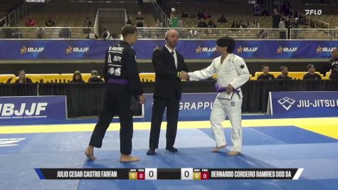 Julio Cesar Castro Farfan vs Bernardo Cordeiro Ramires Dos Sa 2026 Pan Jiu Jitsu IBJJF Championship