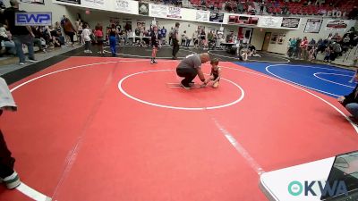 52 lbs Semifinal - Jacob Wardlow, Heat vs Roman Rappe, Muskogee Rougher Youth Wrestling