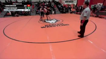 285 lbs Quarterfinal - Pablo Morales, WHEELING vs Gavin Ericson, Lombard (MONTINI)