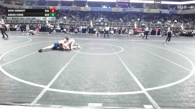 122 lbs Semifinal - Zion Hibbert, Rogersville WC vs Aidan Hare, Nashville Catholic