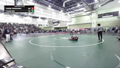 126 lbs Quarterfinal - Caleb Kim, Palisades vs Andre Hernandez, BANNING