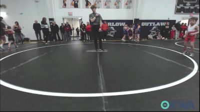 61 lbs Quarterfinal - Hayes Flanagan, Rough Riders vs Elijah Shafer, CacheWrestlingClub