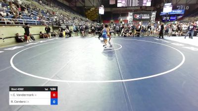 120 lbs Rnd Of 64 - Cale Vandermark, IA vs Rene Cordero, CA