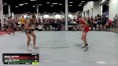 92 lbs Round 1 (4 Team) - Brady Watson, PA Alliance vs Santino Edgar, Dirty Jersey