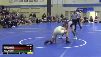 165 lbs 5th Place Match - Bret Wilson, Concordia College vs Jeff Nugent, Elmhurst College