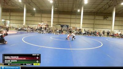 53 lbs Cons. Round 2 - Karli Francis, Southern Idaho Wrestling Club vs River White, Kuna Klub