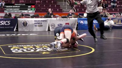 160 lbs First Round - Mason Gourley, Central Clarion vs Hayden Harvey, Montoursville
