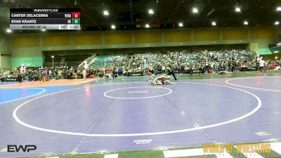 138 lbs Round Of 16 - Carter Delacerna, Yuba - Sutter RTC vs Evan Krantz, Nevada Elite