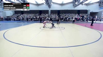 126-I2 lbs 3rd Place - Aidan Kehoe, Garden City vs Jackson Miller, Northern Delaware Wrestling Academy