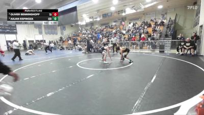 138 lbs Semifinal - Julian Espinoza, Cerritos vs Oliver Benninghoff, Trabuco Hills