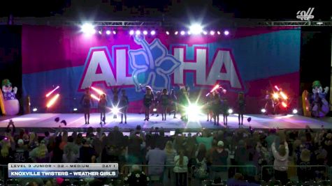 Knoxville Twisters - Weather Girls [2025 L3 Junior - D2 - Medium Day 1] 2025 Aloha Gatlinburg Showdown
