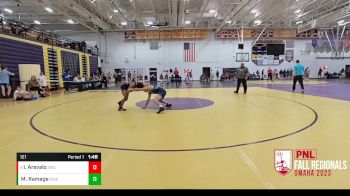 121 lbs Round 3 - Isaak Arevalo, Spartan Mat Club vs McAllister Ramage, Askren Wrestling Academy