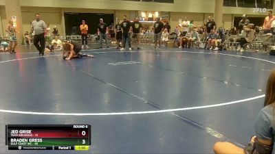 116 lbs Round 6 (8 Team) - Jed Grise, Team Arkansas vs Braden Gress, Gulf Coast WC