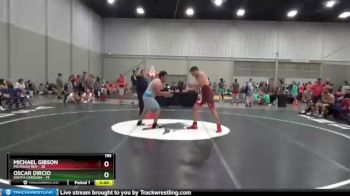 195 lbs Round 3 (8 Team) - Michael Gibson, Michigan Red vs Oscar Dircio, South Carolina