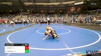 61 lbs Consi Of 8 #2 - Lukas Lomeli, Shawnee Takedown Club vs Bradley Fletcher, Broken Arrow Wrestling Club