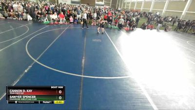 57 lbs Cons. Round 2 - Sawyer Spencer, Champions Wrestling Club vs Cannon D. Kay, Team Prestige