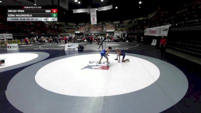 120 lbs Cons. Sub-rd Of 16 - Micah Vera, Titan Mercury Wrestling Club (TMWC) vs Ezra Valenzuela