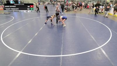 Junior Girls - 125 lbs Champ. Round 2 - Harley LaBuda, North Montana Wrestling Club vs Danika Munson, Utah