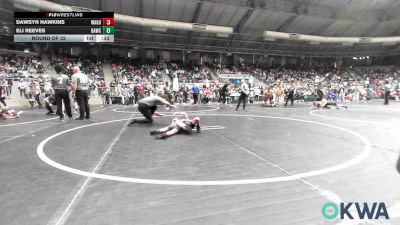 46 lbs Round Of 32 - Dawsyn Hawkins, Wagoner Takedown Club vs Eli Reeves, Broken Arrow Wrestling Club