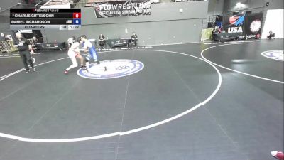 74 kg Quarters - Charlie Gittelsohn vs Daniel Richardson, All Navy Wrestling