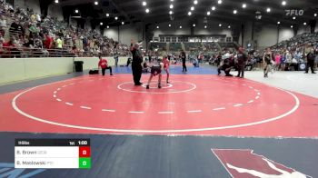 110 lbs Rr Rnd 4 - Braun Brown, Georgia vs Ben Maslowski, PTC Wrestling