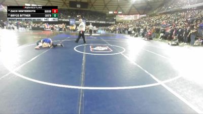 Boys 4A 106 lbs Cons. Round 2 - Bryce Bittner, Curtis vs Zach Winterroth, Mariner