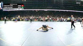 D3-132 lbs Champ. Round 1 - Paul Mc Clure, Adrian Madison vs Chris Galiana, Imlay City