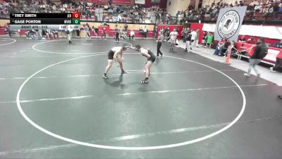 215 lbs Semifinal - Gage Ponton, Mountain View High School vs Trey Smith, Jerome