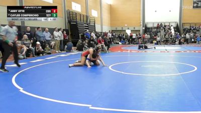 165 lbs Round Of 16 - Abby Otte, Exeter/West Greenwich vs Caylee Comperchio, Tri-County