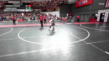 100 lbs Champ. Round 2 - Samantha Iverson, Durand vs Aubree Beran, Wittenberg-Birnamwood