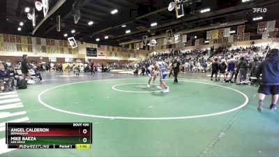 190 lbs Champ. Round 2 - Angel Calderon, Birmingham vs Mike Baeza, San Dimas