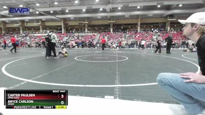 96 lbs Quarterfinal - Carter Paulsen, Open Mats vs Bryce Carlson, Derby