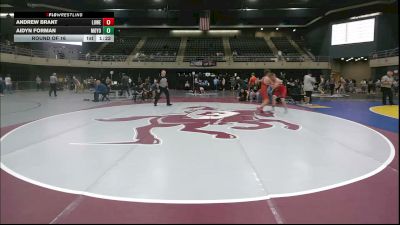 152 lbs Round Of 16 - Andrew Brant, Lower Township vs Aidyn Forman, Moyock