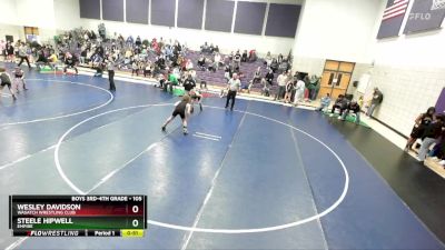 105 lbs Semifinal - Wesley Davidson, Wasatch Wrestling Club vs Steele Hipwell, Empire